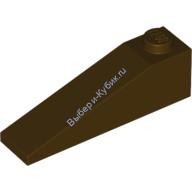 Деталь Лего Скос 4 х 1 Цвет Темно-Коричневый