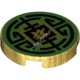 Деталь Лего Плитка Круглая 2 х 2 с Иероглифом Цвет Перламутрово-Золотой