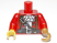 Деталь Лего Торс С Рисунком Цвет Красный