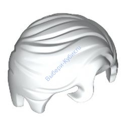 Деталь Лего Парик Цвет Белый