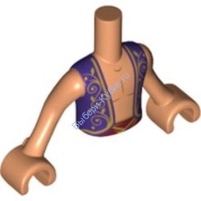 Деталь Лего Торс Мини Долл С Рисунком Цвет Телесный