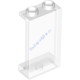 Деталь Лего Панель 1 х 2 х 3 С Боковыми Усилителями - Полые Штырьки Цвет Прозрачный