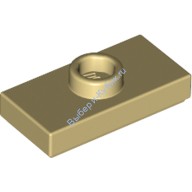 Деталь Лего Пластина 1 х 2 С 1 Штырьком Цвет Песочный