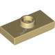 Деталь Лего Пластина 1 х 2 С 1 Штырьком Цвет Песочный