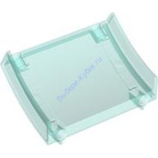 Деталь Лего Секция Рампы Цвет Прозрачно-Голубой