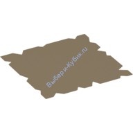 Деталь Лего Ткань Водоотталкивающая Карта Сокровищ 3,5 х 3,5 Цвет Темно-Песочный