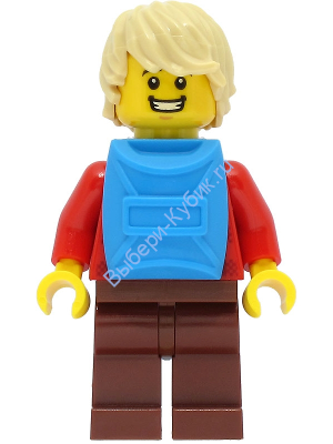 Минифигурка Лего Сити Пассажир Мужчина