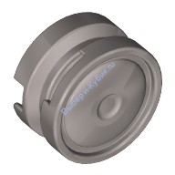 Деталь Лего Диск 11 Мм D х 6 Мм С Гладким Колпаком Цвет Перламутрово-Светло-Серый