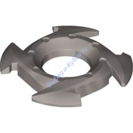 Деталь Лего Кольцо 4 х 4 С Отверстием 2 х 2 И Четыре Стрелы Цвет Перламутрово-Светло-Серый