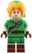 Минифигурка Лего Легенда О Зельде Линк Эльф loz002