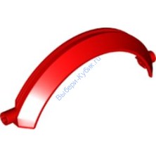 Деталь Лего Техник Брызговик Автомобильный Арочный 13 x 2 x 5 Цвет Красный