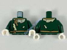 Детали Лего Торс Цвет Темно-зеленый Tlm165