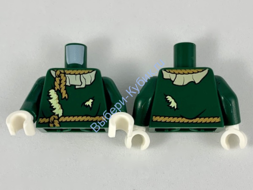 Детали Лего Торс Цвет Темно-зеленый Tlm165