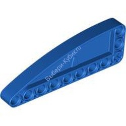 Деталь Лего Техник Бим 9 x 3 L-Формы С Дугой В Четверть Эллипса Толстый Цвет Синий