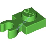 Деталь Лего Пластина 1 х 1 С Вертикальной Клипсой Цвет Ярко-Зеленый