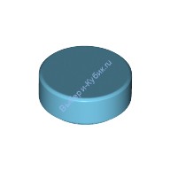 Деталь Лего Плитка Круглая 1 х 1 Цвет Умеренно-Лазурный