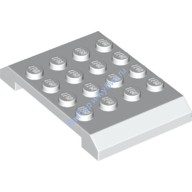 Деталь Лего Клин 4 х 6 х 2/3 Двойной Цвет Белый