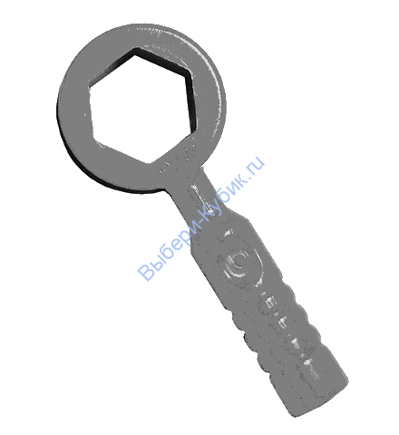 Деталь Лего Накидной Ключ Цвет Перламутрово-Светло-Серый