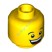 Деталь Лего Голова Минифигурки Двусторонняя Цвет Желтый