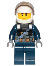 Минифигурка Лего Сити- Полицейский - городской пилот