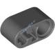 Деталь Лего Техник Бим 1 х 2 Толстый С Отверстиями Для Пина И Оси Цвет Темно-Серый