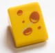 Деталь Лего Скос 1 х 1 х 2/3 С Рисунком Цвет Желтый