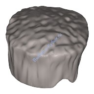 Деталь Лего Парик Минифигурки Цвет Перламутрово-Светло-Серый