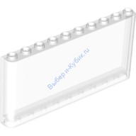 Деталь Лего Стекло Ветровое 1 x 10 x 4 Цвет Прозрачный