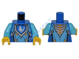 Деталь Лего Торс С Рисунком Цвет Синий