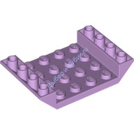 Деталь Лего Скос Перевернутый 45 6 х 4 Двойной С 4 х 4 Вырезом И 3 Отверстиями Цвет Лавандовый