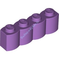 Деталь Лего Кубик Модифицированный 1 х 4 Бревно Цвет Умеренно-Лавандовый