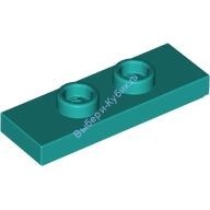 Деталь Лего Пластина 1 х 3 С 2 Штырьками Цвет Темно-Бирюзовый