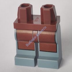 Деталь Лего Ноги С Рисунком Цвет Коричневый