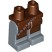 Деталь Лего Ноги С Рисунком Цвет Коричневый