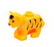 Деталь Аналог Совместимый С Лего Тигренок Цвет Ярко-Светло-Оранжевый
