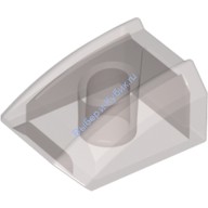 Деталь Лего Скос Закругленный 2 х 2 Без Штырьков Цвет Прозрачно-Коричневый