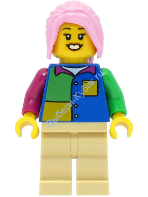 Минифигурка Лего Сити Девушка Пассажир