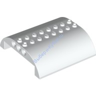 Деталь Лего Скос С Изгибом 8 х 8 х 2 Двойной. Цвет Белый