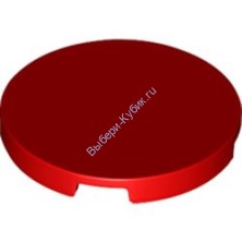 Деталь Лего Плитка Круглая 3 х 3 Цвет Красный