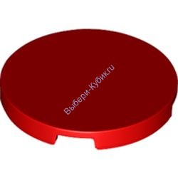 Деталь Лего Плитка Круглая 3 х 3 Цвет Красный