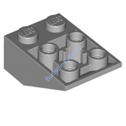 Деталь Лего Кубик Скос Обратный 33 3 x 2 Цвет Светло-Серый