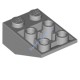 Деталь Лего Кубик Скос Обратный 33 3 x 2 Цвет Светло-Серый