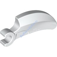 Деталь Лего Шип Коготь Рог Большой С Защелкой Цвет Белый