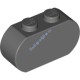 Деталь Лего Кубик Модифицированный 1 x 3 С Закругленными Концами Цвет Темно-Серый