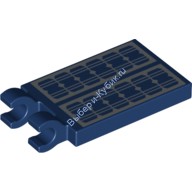 Деталь Лего Плитка Модифицированная 2 х 3 С 2 Защелками С Рисунком Солнечная Батарея Цвет Темно-Синий