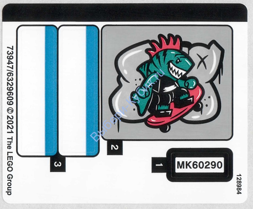 Наклейки К Набору Лего 60290