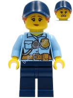 Минифигурка Лего Сити Полицейский 