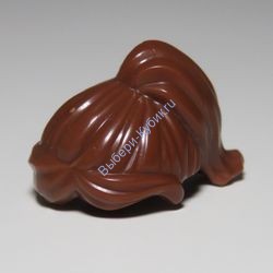 Деталь Лего Парик Женский Цвет Коричневый