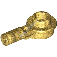 Деталь Лего Стержень 1L С 1 х 1 Круглой Пластиной С Открытой Шляпкой Цвет Перламутрово-Золотой