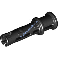 Деталь Лего Техник Пин Длинный Фрикционный С Бушем Цвет Черный